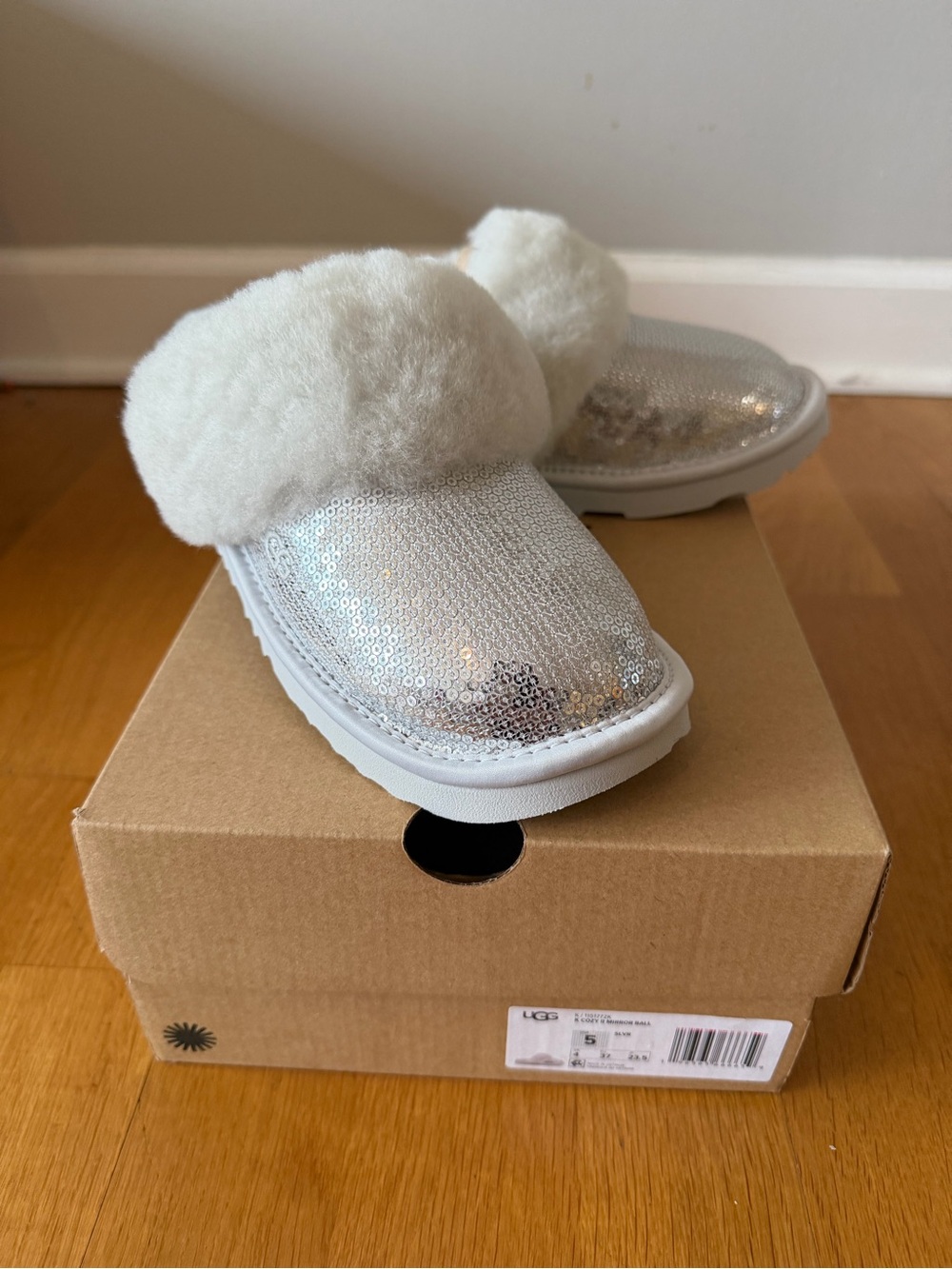 UGG Kids' Cozy II Mirror Ball Slipper